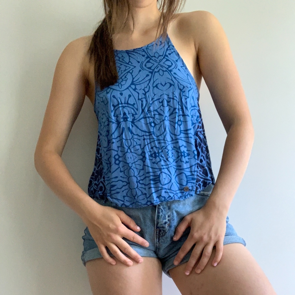 HAWAII BLUE SURFER TANK TOP